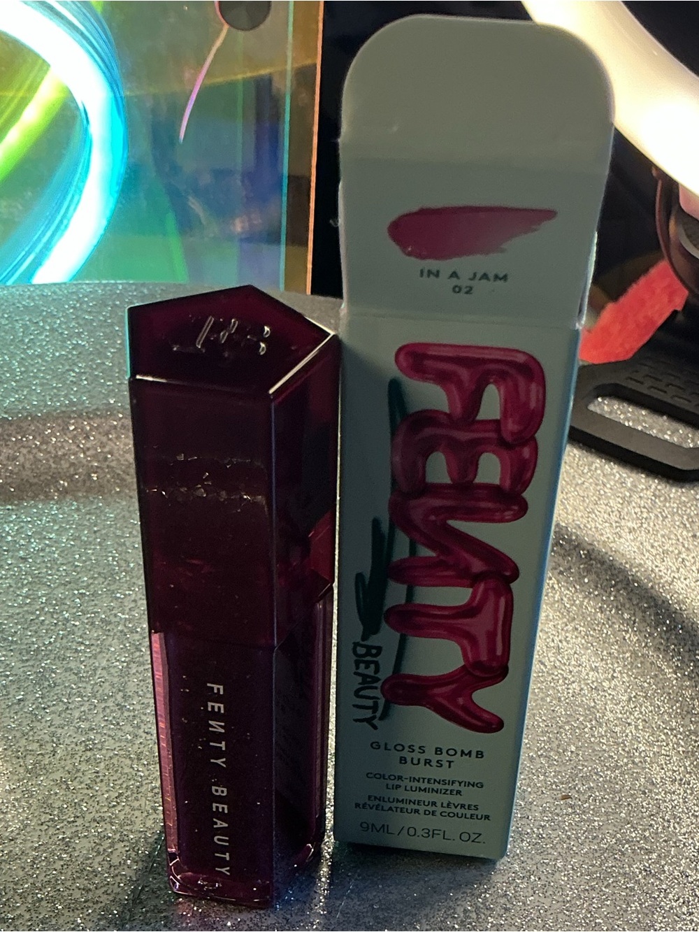 Fenty Beauty Gloss Bomb Burst Lip Luminizer - Deep Berry Plum
